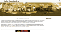 Desktop Screenshot of mairie-saint-symphorien-gironde.fr