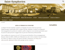 Tablet Screenshot of mairie-saint-symphorien-gironde.fr